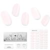 Adora Couture Semi Cured Gel Nail Strips  Pink Barely  30 Pieces UV Gel Nail Wrap Kit with Prep Pads, File & Wooden Stick  Salon Quality Semi Cured Stickers  UV Light Required view 1