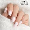 Adora Couture Semi Cured Gel Nail Strips  Pink Barely  30 Pieces UV Gel Nail Wrap Kit with Prep Pads, File & Wooden Stick  Salon Quality Semi Cured Stickers  UV Light Required view 4