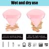 8 Pcs Cotton Powder Puff Face,JASSINS Triangle super soft for Both dry and wet Makeup Setting/Concealer/Loose and Body Powder/Foundation/Blush Makeup Sponge Set (Pink) view 2