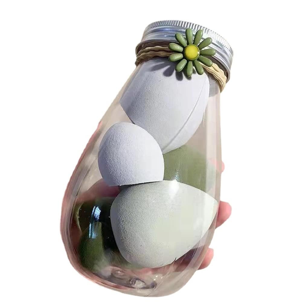6-Pack of Beauty Eggs Bottled Super Soft Sponge Puff Makeup Eggs Color random delivery