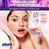 Facial Hair Trimmer for Women, Face Trimmer Remover Device, Flawless Facial Hair Removal Women, Womens Mustache Shaver, Micro Shaver for Nose, Eyebrow, Peach Fuzz view 2