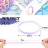 KANPRINCESS 1000PCS Hair Rubber Bands(pink) view 2