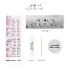 Adora Couture Semi Cured Gel Nail Strips - 32 pcs Gel Pedicure Stickers, Easy to Apply & Remove Toenail Stickers, Salon Quality at Home & Long Lasting - UV Nail Lamp Required - Modern Disco P view 4