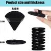 8 Pcs Cotton Powder Puff Face,JASSINS Triangle super soft Both dry and wet Makeup Setting Puff,For Concealer/Loose Powder/Body Powder/Foundation/Blush Makeup Sponge Set (Black) view 3