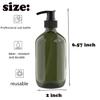 2 PCS 10 OZ Pump Bottle Plastic Pump Lotion Dispenser Empty Bottles Refillable Plastic Containers for Shampoo Lotion Body Wash, Creams, Moisturizer, Massage Oil, Multicolor view 2