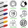 Mysense Yellow Face Body Paint Stick, Yellow Eye Black Stick, Cream Eye Paint for Baseball Softball Football Lacrosse, Non-toxic Facepaint for Halloween Costume Lion Tiger Cosplay Makeup view 3