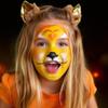 Mysense Yellow Face Body Paint Stick, Yellow Eye Black Stick, Cream Eye Paint for Baseball Softball Football Lacrosse, Non-toxic Facepaint for Halloween Costume Lion Tiger Cosplay Makeup view 4