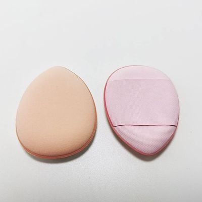 Thumb Air Cushion Mini Concealer Foundation Puff Fingertip Mini Water Droplet Wet and Dry BB Small Finger Powder Puff (pink)