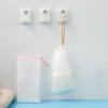 100PCS Press Buckle Soap Net Clamp Soap Saver Bag Facial Cleanser Facial Cleaning Net Handmade Mesh Soap Bag Pocket Face Washing Bath Pack Soap Bags (Random Color) view 2
