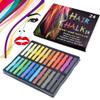 Magik 12-24 Color Set Temporary Hair Chalk Set Washable Color One-time Dye Kid Safe (24 Colors Set) view 1