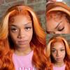 13X4 Brazilian body wave 20 inch wig (Striped) view 4