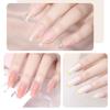 GAOY Poly Nail Extension Gel Kit of 4 Colors with Top Coat Base Coat Dual Forms and Tools Nail Enhancement All-in-One Builder Gel French Manicure Kit view 3