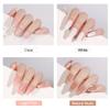 GAOY Poly Nail Extension Gel Kit of 4 Colors with Top Coat Base Coat Dual Forms and Tools Nail Enhancement All-in-One Builder Gel French Manicure Kit view 4