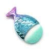 1 Pcs Face Blush Brush Professional Fish Shape Makeup Brush Foundation Cosmetic Fish Brush Makeup Tools Kit (blue) view 1