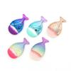 1 Pcs Face Blush Brush Professional Fish Shape Makeup Brush Foundation Cosmetic Fish Brush Makeup Tools Kit (Purple) view 2