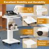 Esthetician Trolley Cart with Wheels 3 Tier Beautician Rolling Cart Salon Trolley cart w/Wheels, Load 135 lbs 27.2"x14.6"x13.8" view 4