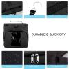 Bukere Shower Caddy Tote Bag, Portable Shower Caddy for College Dorm Travel, Separate Compartment, Large Capacity, Quick Dry Mesh Base, Hanging Toiletry Bath Bag for Student, Gym, Camp, Women Men view 4