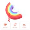 minkissy 2pcs Bath Bath Washcloth Skin Towels Balls for Babies Shower for Rich Foam Balls for Body Scruber Shower Sponge Cute view 4