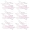 FOMIYES 1set Disposable Flocking Lip Brush Handle Portable Makeup Applicator for Even Lip and Liquid Cosmetics for Women Makeup Routine view 1