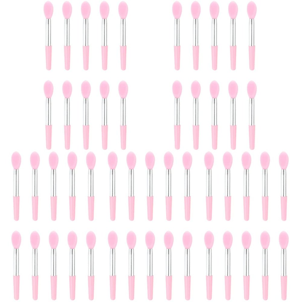 FOMIYES 50pcs Silicone Lip Brush for Women Professional Lipstick Applicator Eyeshadow Brush Compact and Portable Makeup Tools Accents for Gifting Special Occasions