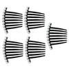 Lurrose 5pcs Hair Side Combs Elegant Hair Accessories for Weddings Parties Special Occasions Lightweight Charming Design for Women Girls view 1