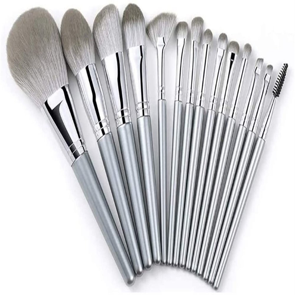 YQBUER Makeup Brush 14 Beginners Makeup Brush Soft Brush Beginner Makeup Set Foundation Powder Concealer Blush Eyeshadow Cosmetics