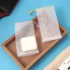 100PCS Exfoliating Mesh Soap Pouch Bubble Foaming Net Soap Bag Soap Saver Pouch Drawstring Holder Bags Soap Net with Suction Cup view 2