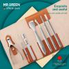 MR.GREEN Pedicure Knife Set Professional Ingrown Toenail Clippers Foot Care Tools Stainless Steel Nail Cuticle Nippers Remover Kits (7 Pcs Set) view 2