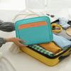 COOSKY Travel Hanging Toiletry Bag for Women, Cruise Ship Essentials, with Jewelry Organizer, Extra Large Makeup Dopp Kit, Waterproof Cosmetic Bags, Toiletries Kit Set with Trolley Belt, Blue view 2