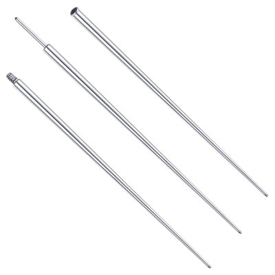 MILACOLATO G23 Titanium Piercing Taper Insertion Pins 18G Taper Piercing Kits for Ear/Nose/Navel/Nipple/Lip/Eyebrow/Tongue/Tragus Helix Stretcher Body Piercing Stretching Kit Assistant Tools