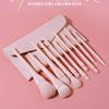 YQBUER Makeup Brush Ten Packs of Makeup Brushes Foundation Eyeshadow and Blush Brushes Pink Multifunctional Beauty Tools Cosmetic Products view 2