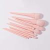 YQBUER Makeup Brush Ten Packs of Makeup Brushes Foundation Eyeshadow and Blush Brushes Pink Multifunctional Beauty Tools Cosmetic Products view 4