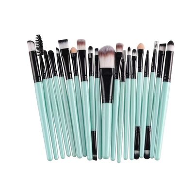 YQBUER 20 Pcs Makeup Brush Set Tool Makeup Wash for Eye Makeup Foundation Eye Shadow and Other Cosmetics Tools (Color : F)
