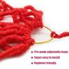 24 Inch 7 Packs Bright Red Soft Locs Crochet Hair Color New Faux Locs Pre-looped Super Lightweight Synthetic Hair Braids For Black Women(24inch, 7packs, red) view 3