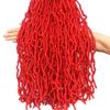 24 Inch 7 Packs Bright Red Soft Locs Crochet Hair Color New Faux Locs Pre-looped Super Lightweight Synthetic Hair Braids For Black Women(24inch, 7packs, red) view 4
