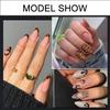 Almond Nail Tips, MORGLES 600Pcs Long-Lasting Soft Gel Nail Tips Medium Full Cover, 12 Sizes with Glue, Files and Cuticle Fork view 2