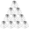 LALAFINA 12pcs Rhinestone Spiral Hair Clips for Women Elegant Hair Accessories for Weddings Bridal and Prom Flexible Types for Updos and Buns view 1