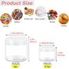 4 oz Clear Small Plastic Containers with Lids + 20g/20ml Small Containers with Lids (Set of 24) Cosmetic Sample Jar Plastic Jars - for Lip Scrub, Body Butters, Cream, Slime, Craft Storage view 2