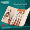 MR.GREEN Pedicure Knife Set Professional Ingrown Toenail Clippers Foot Care Tools Stainless Steel Nail Cuticle Nippers Remover Kits (5 Pcs Set) view 2