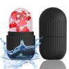 ice face roller, ice mold for face and Eyes, Reusable Massage Silicone Beauty Tool, Naturally Conditioning And Skin Care, De-Puff Eye Bags, Reduce Migraine Pain (Black) view 1