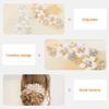 Lurrose Rhinestone Flower Wedding Hair Comb for Brides Elegant Side Comb Hair Accessory for Special Occasions and Celebrations for Weddings Proms and More view 4