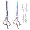 Professional Hairdressing Scissors 2x Premium Thinning Scissors Hairdressing Scissors Barber Shear Hair Thinning Stainless, Women Men[Colour] view 1