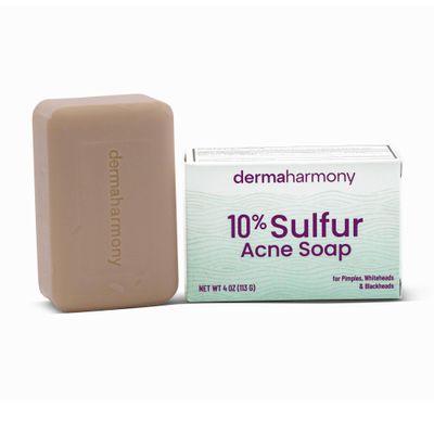 Dermaharmony 10% Sulfur Acne Bar Soap (4 oz)