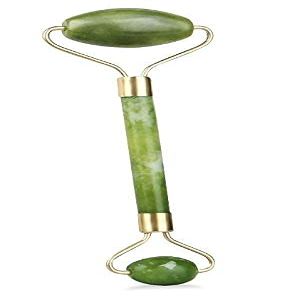 NATURAL STONE GREEN JADE FACIAL MASSAGER FOR PREVENTING SKIN ACNES AND PIMPLES PRODUCT BY MIRAA GEMS