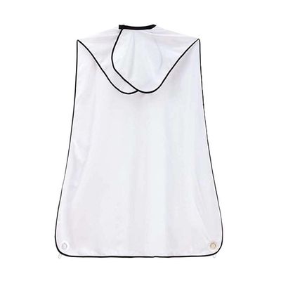 RELAND SUN Beard Bib, Beard Catcher, Men's Non-Stick Material Beard Apron, for Styling and Trimming, White, One Size, White, Medium