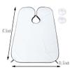 RELAND SUN Beard Bib, Beard Catcher, Men's Non-Stick Material Beard Apron, for Styling and Trimming, White, One Size, White, Medium view 2