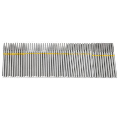Sonew 50pcs Nail Drill Bits, Professional Nail File Grinding Head for Nail Technician Nail Art Beginners, Fine Nail Drill Set for Home and Salon