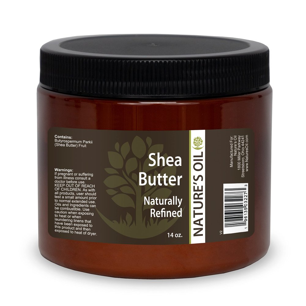 Nature's Oil Shea Butter, Naturally Refined, 14oz