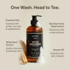 Barrel & Oak All-in-One Wash for Face, Hair, & Body, Vegan & Hydrating Face, Shampoo and Body Wash for Men, Grooming Kit Gifts for Men, Spiced Sandalwood, 16 oz view 3