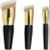 YQBUER Makeup Brush Foundation Concealer Makeup Brushes Synthetic Hair Finger Belly Brush Liquid Foundation BB Cream Concealer Makeup Brush Cosmetic Products (Color : Black, Size : 3pcs) view 1